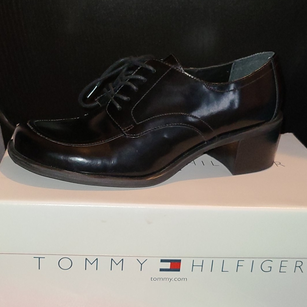 Tara Kiltie black womens shoes